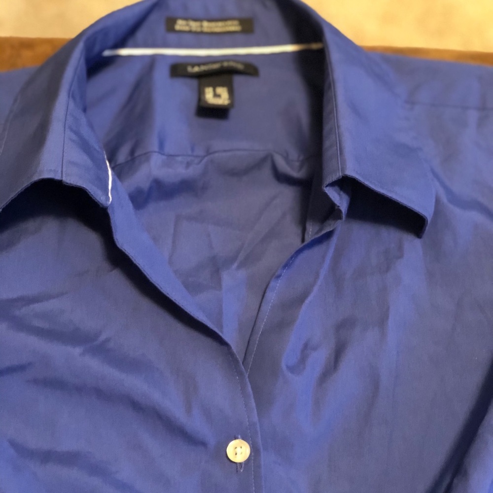 Women’s Plus Size 3/4 Cuffed Sleeve Collared Shirt